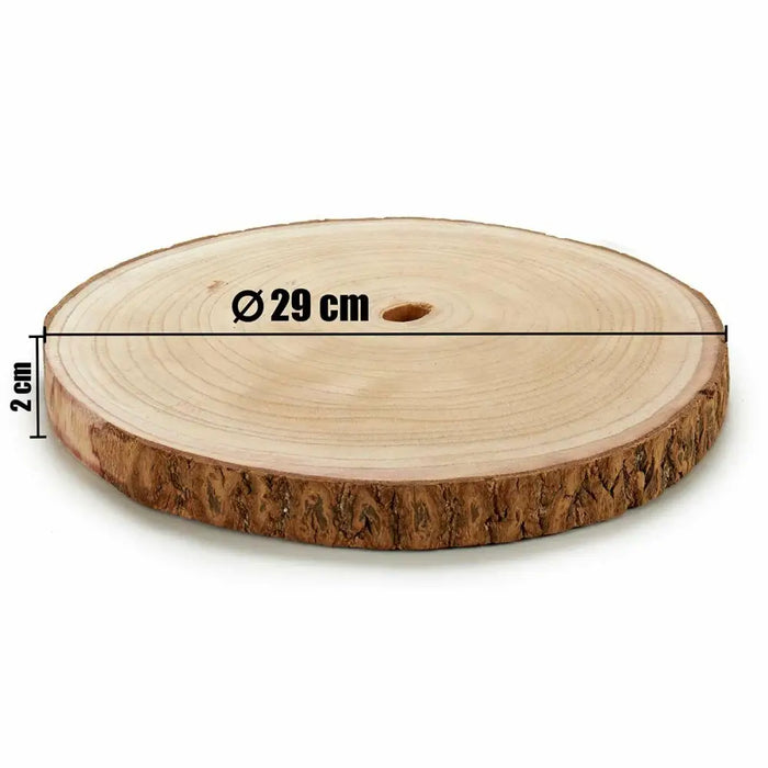 Decorative Log Gift Decor Brown 30 x 2 x 30 cm (12 Units) - Декорация и Осветление<<<Дом Градина<<<BigBuy&&&Други