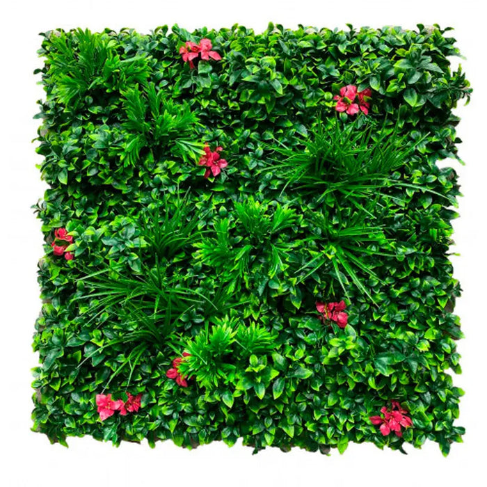 DECORATIVE PANEL 100X100CM 1PCS IN A PACKAGE ROSSIMA GARDENIA RED - Изкуствено озеленяване<<<Мрежи и
