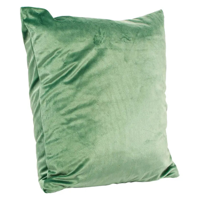 DECORATIVE PILLOW ROSE AGLIKA 45X45 CM GREEN - Декоративни възглавници<<<Текстил за спалня<<<Мебели и