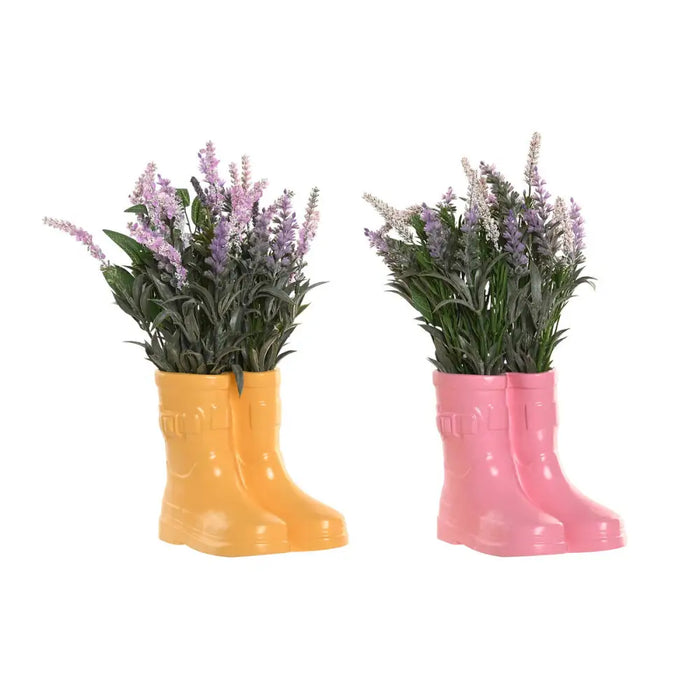 Decorative Plant Home ESPRIT Ceramic Polyethylene (2 Units) - Декорация и Осветление<<<Дом Градина<<<BigBuy&&&Други