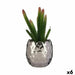 Decorative Plant Ibergarden Ceramic Plastic Cactus 10 x 20 x 10 cm (6 Units) - Декорация и Осветление<<<Дом