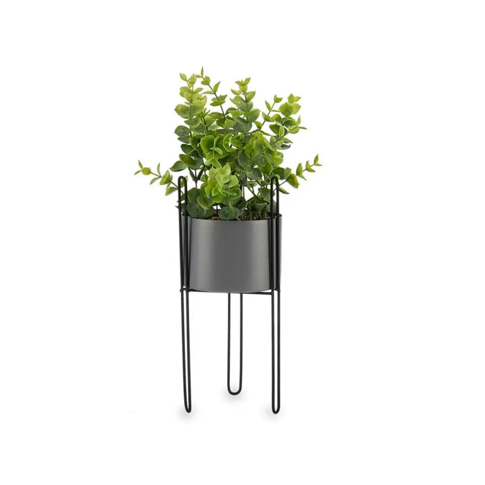 Decorative Plant Ibergarden Metal Plastic Eucalyptus 14 x 40 x 14 cm (8 Units) - Декорация и Осветление<<<Дом