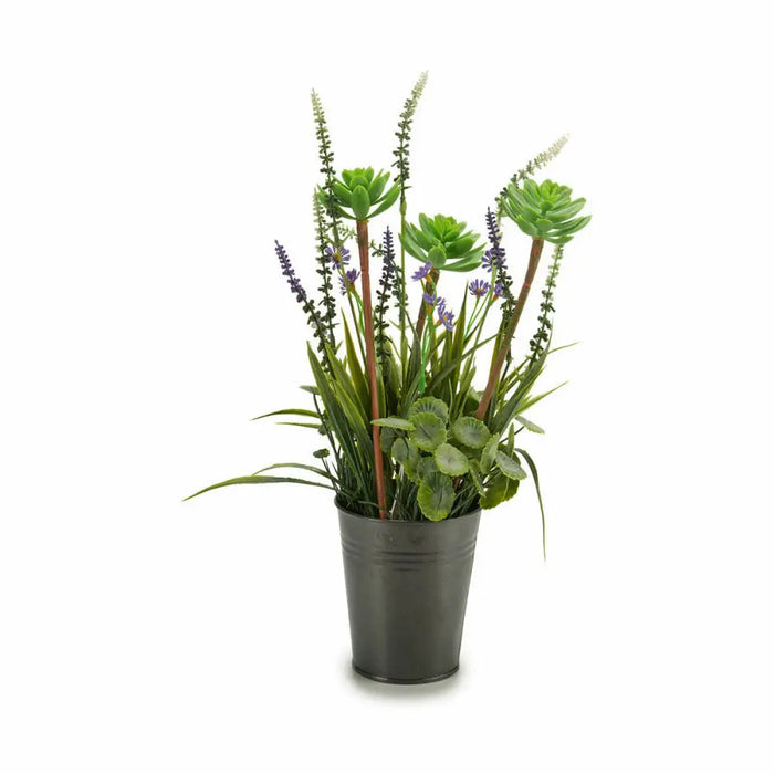 Decorative Plant Ibergarden Metal Plastic Lavendar 13 x 40 x 13 cm (12 Units) - Декорация и Осветление<<<Дом