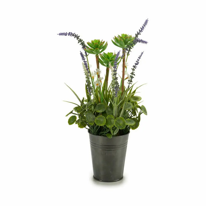 Decorative Plant Ibergarden Metal Plastic Lavendar 13 x 40 x 13 cm (12 Units) - Декорация и Осветление<<<Дом