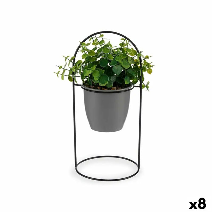 Decorative Plant Ibergarden Metal Plastic Sheets Circular 21 x 30 x 21 cm (8 Units) - Декорация и Осветление<<<Дом