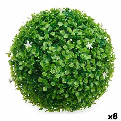 Decorative Plant Ibergarden Plastic Flowers Sheets Ball 22 x 22 x 22 cm (8 Units) - Декорация и Осветление<<<Дом