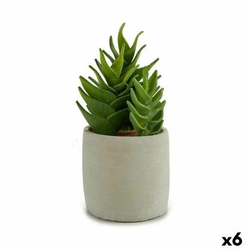 Decorative Plant Ibergarden Plastic Succulent 12 x 24 x 12 cm (6 Units) - Декорация и Осветление<<<Дом