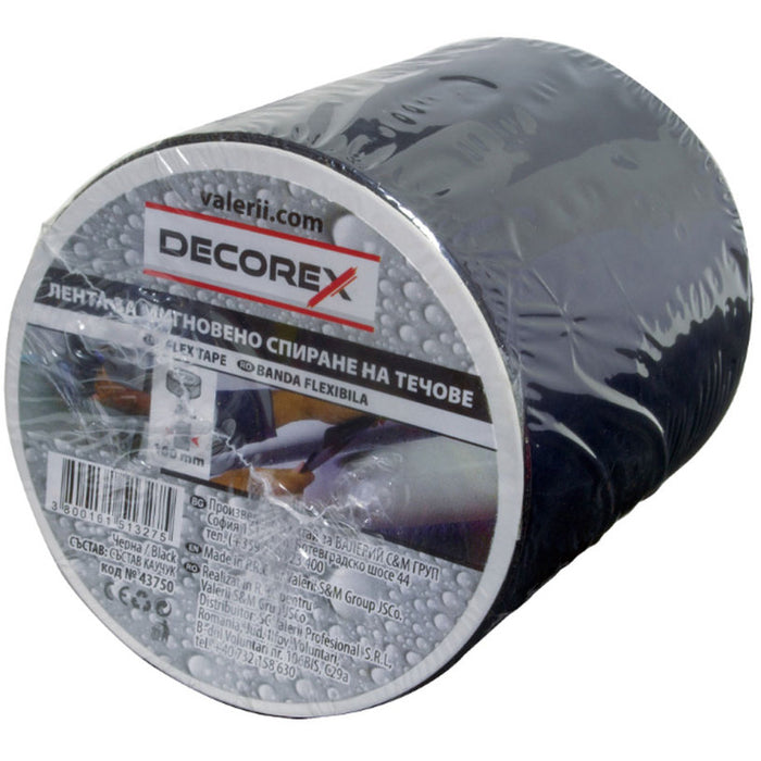 LEAK STOP TAPE BLACK 100 MM X 2 M DECOREX