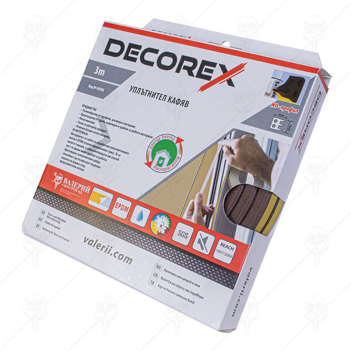 WINDOW SEALER BROWN DECOREX