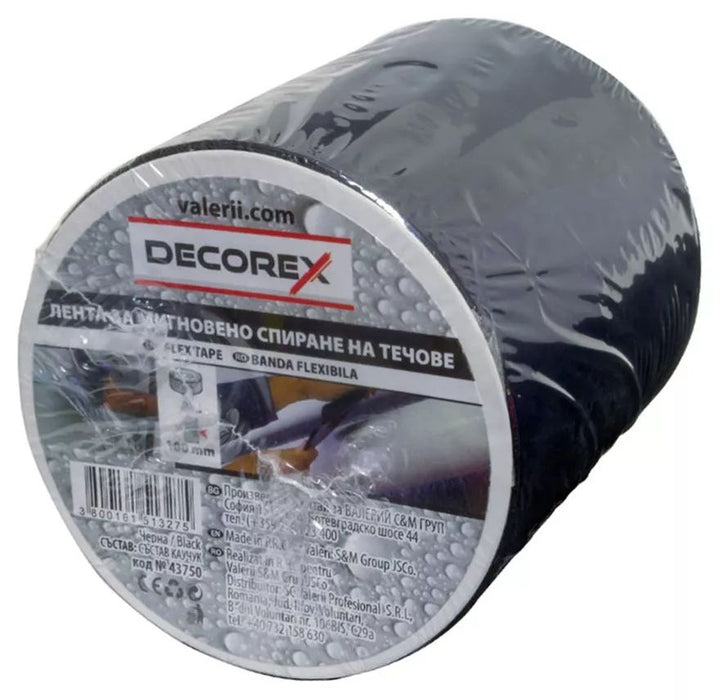 LEAK STOP TAPE BLACK 100 MM X 2 M DECOREX