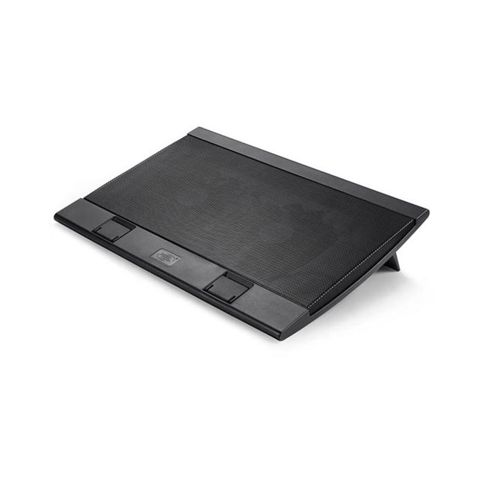 Laptop cooler DeepCool WIND PAL FS, 17", 2x140 mm, 1200 RPM, Black