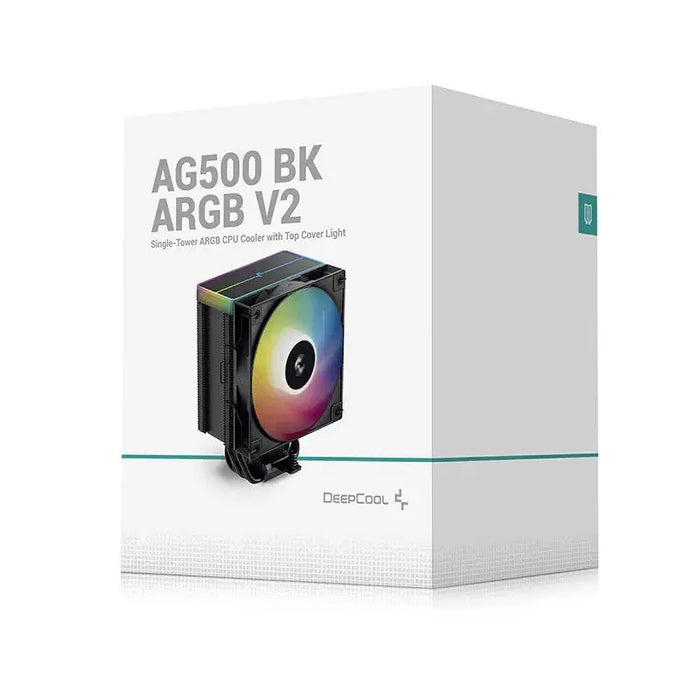 DeepCool AG500 BK ARGB V2 Processor Air cooler 11.9 cm Black - CPU coolingCHL-CPU<<<CoolingCHL<<<ActionPL