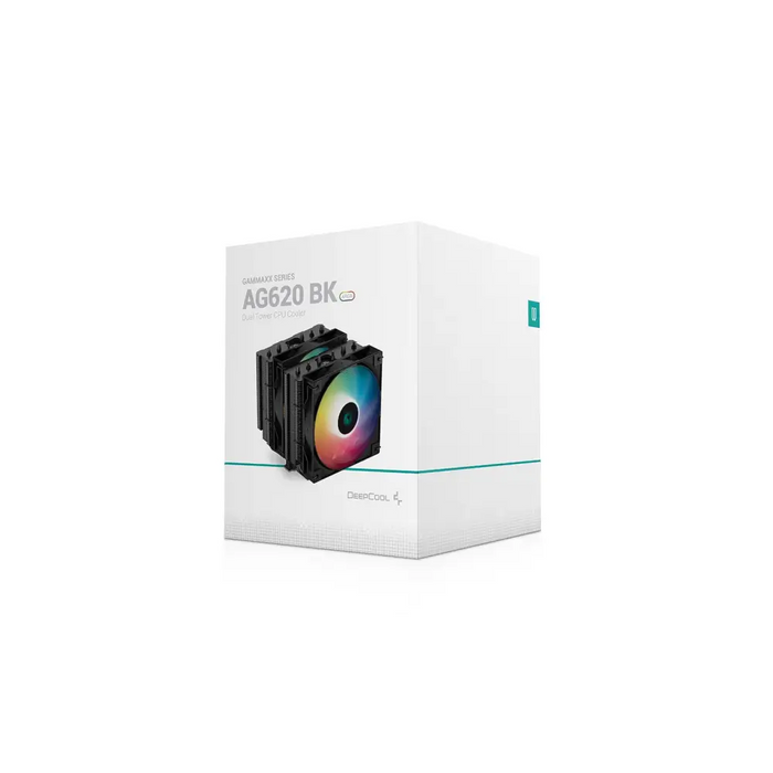 DeepCool AG620 BK ARGB Processor Air cooler 12 cm Black White 1 pc(s)