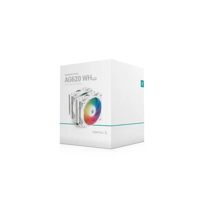 DeepCool AG620 WH ARGB Processor Air cooler 12 cm White 1 pc(s) - CPU coolingCHL-CPU<<<CoolingCHL<<<ActionPL