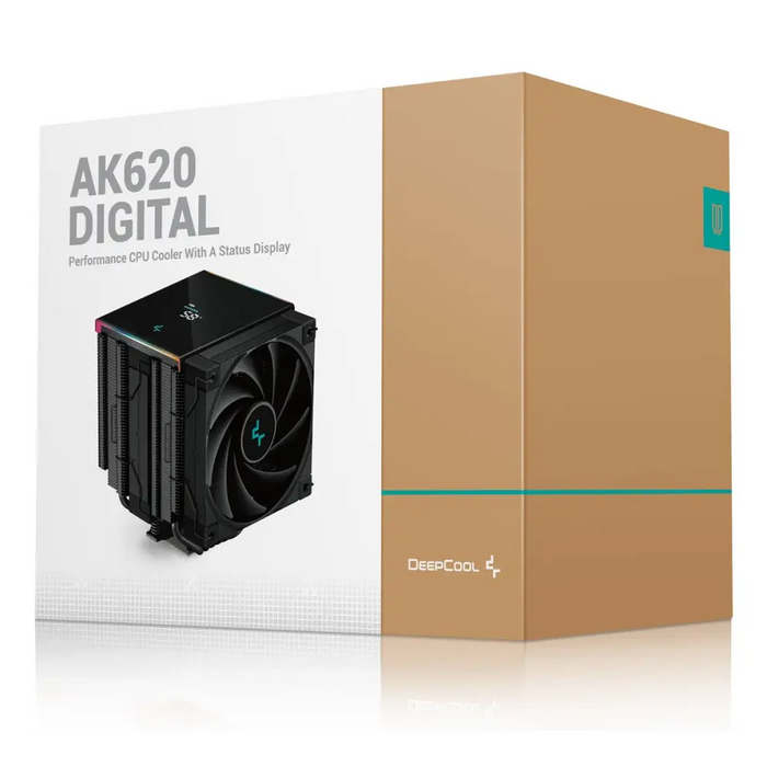 DeepCool AK620 DIGITAL Processor Air cooler 12 cm Black 1 pc(s) - CPU coolingCHL-CPU<<<CoolingCHL<<<ActionPL