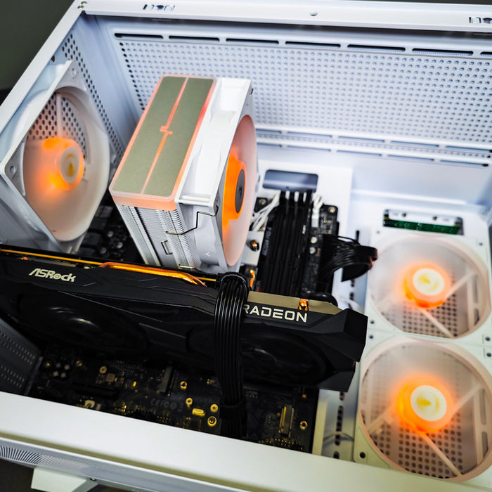 Gaming desktop computer LEVEL UP QUARTZ EVO WHITE AMD RYZEN 5 7500F, AMD RADEON RX 7600, RAM 16 GB, 6000 MHz
