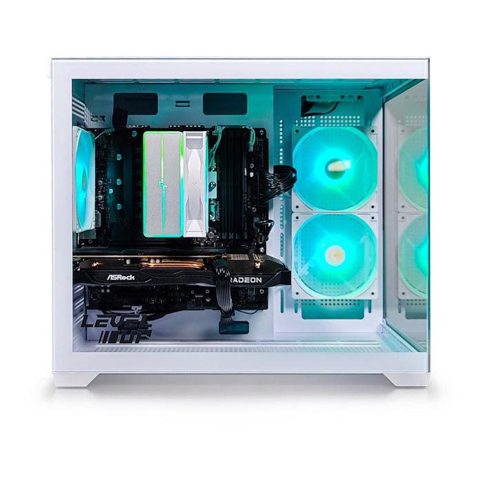 Gaming desktop computer LEVEL UP QUARTZ EVO WHITE AMD RYZEN 5 7500F, AMD RADEON RX 7600, RAM 16 GB, 6000 MHz
