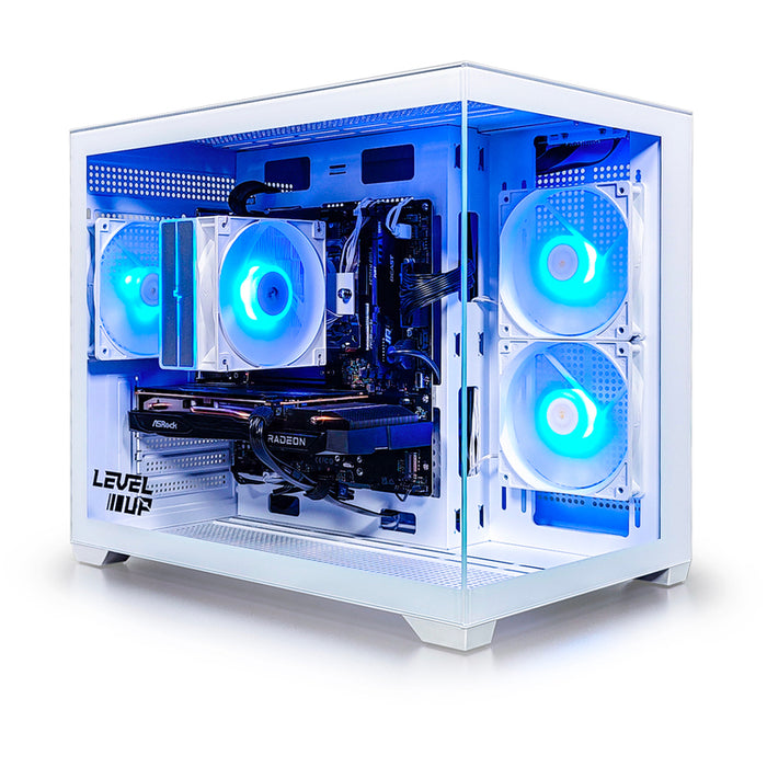 Gaming desktop computer LEVEL UP QUARTZ EVO WHITE AMD RYZEN 5 7500F, AMD RADEON RX 7600, RAM 16 GB, 6000 MHz