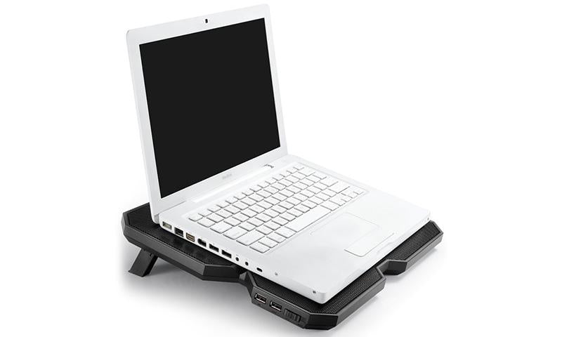 Laptop cooler DeepCool Multi Core X6, 15.6", 2x140+100 mm, Black