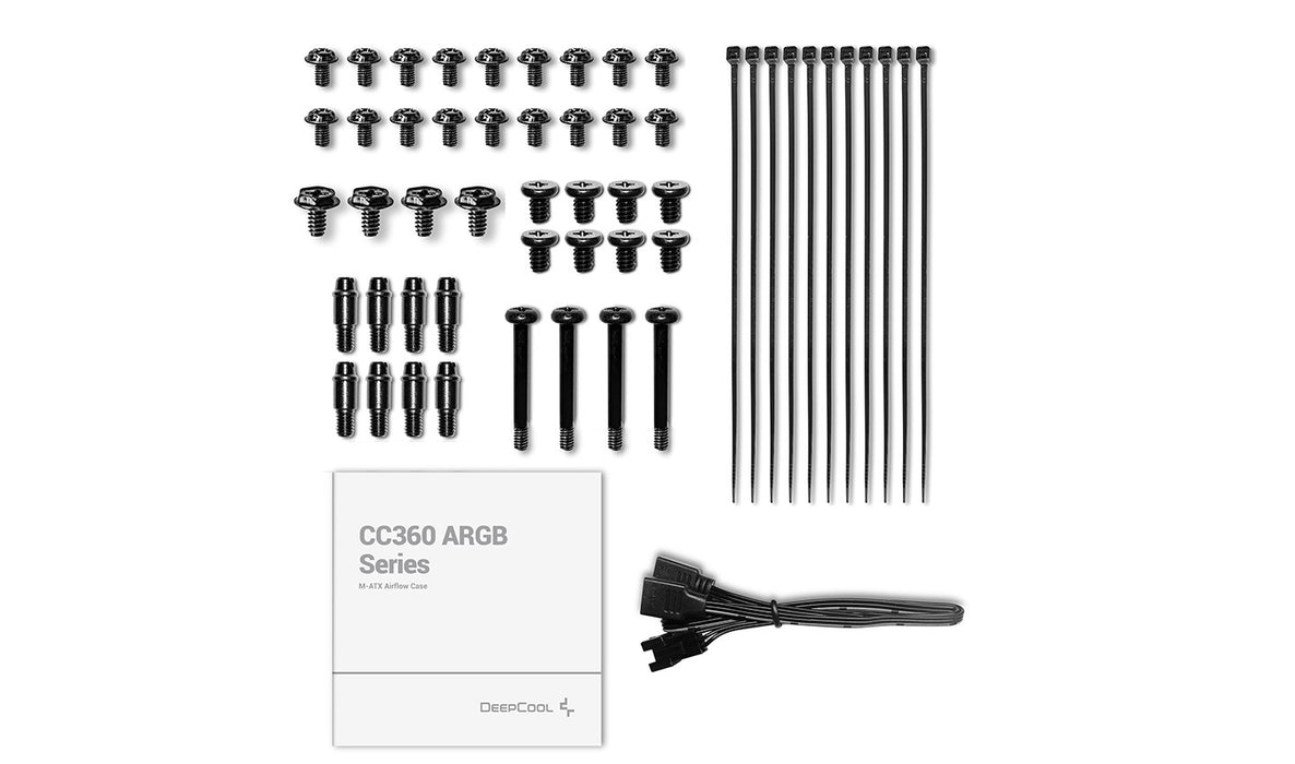 DeepCool CC360 ARGB Mini Tower Black