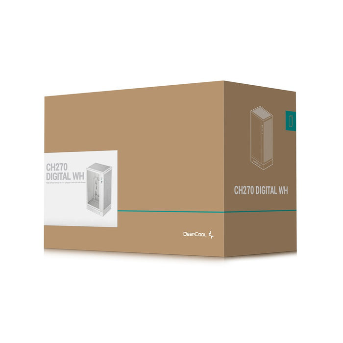 DeepCool CH270 Digital WH Mini Tower White