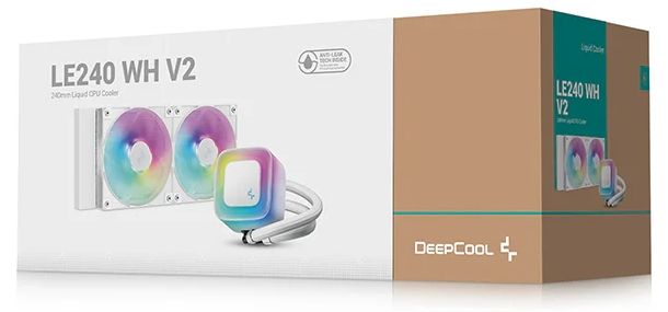 DeepCool LE240 WH V2 Processor All-in-one liquid cooler 12 cm White 1 pc(s)