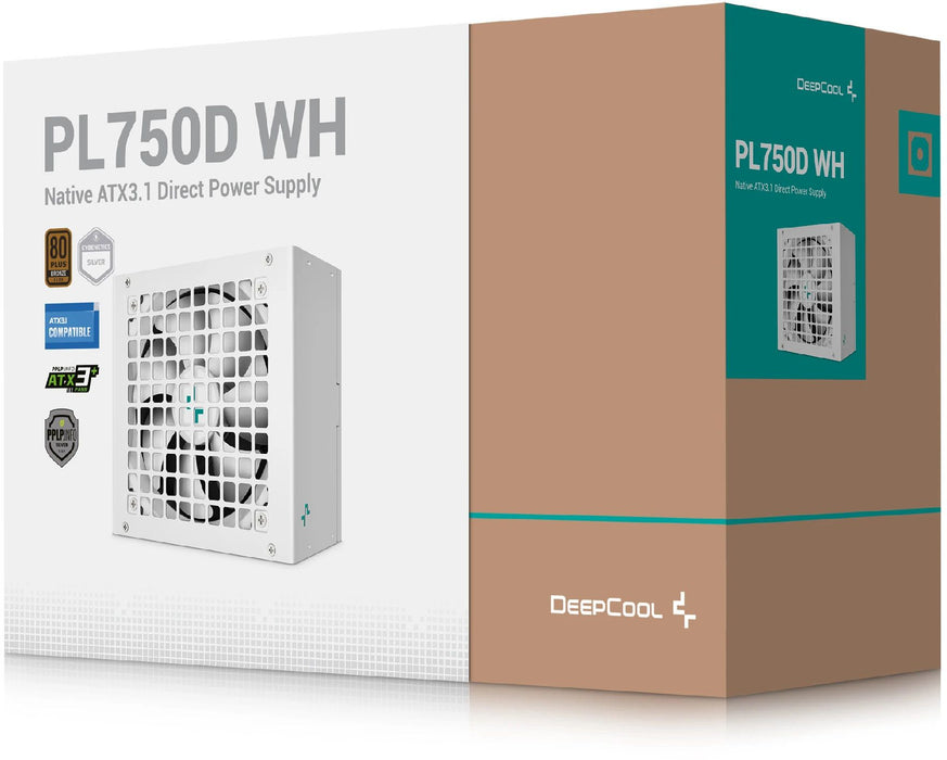 DeepCool PL750D WH power supply unit 750 W 20+4 pin ATX ATX White