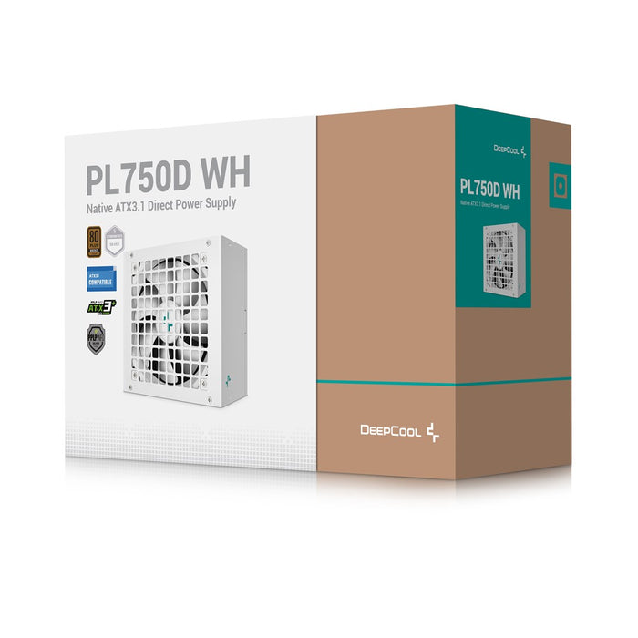 DeepCool PL750D WH power supply unit 750 W 20+4 pin ATX ATX White