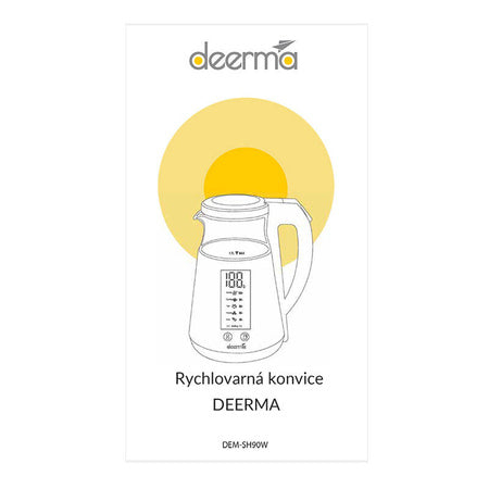 Deerma Electric Kettle with temperature control 1,7 L 1700 W SH90W - Electric kettles<<<Small household