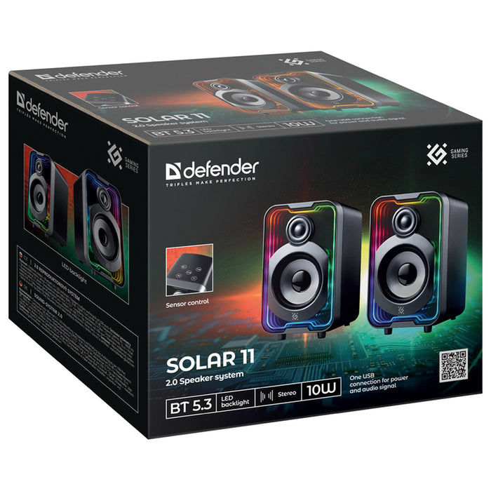 Computer speakers DEFENDER SOLAR 11 65811 USB Powered, USB audio BLUETOOTH