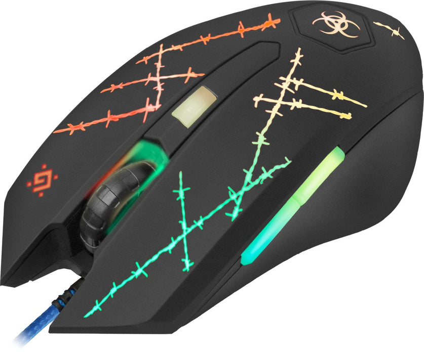 Defender Forced GM-020L mouse Gaming Ambidextrous USB Type-A Optical 3200 DPI
