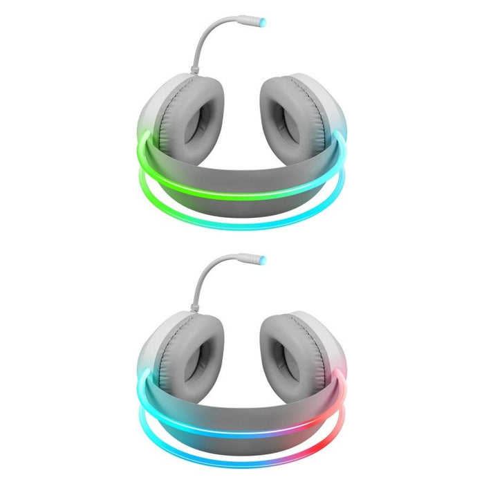 Defender Eclipse RGB gaming headset white 62440