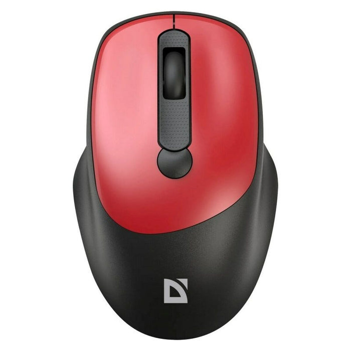 Wireless Mouse Defender FEAM MM-296 RF SILENT Red