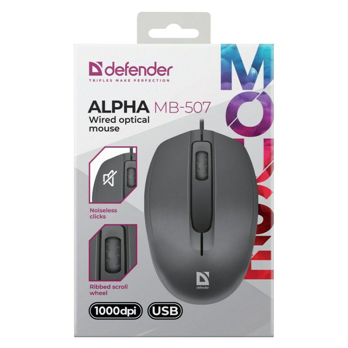 Optical mouse Defender ALFA MB-507 Black 1000 dpi