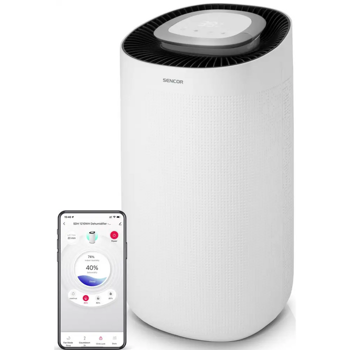 Dehumidifier SENCOR SDH 1210WH - Обезвлажнители<<<За Здравето<<<Уреди за здраве и красота<<<TechMart