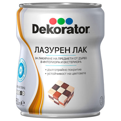 LAZE LACQUER 650 ML WALNUT DEKORATOR