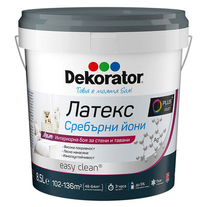 LATEX SILVER IONS P 8.5L DEKORATOR