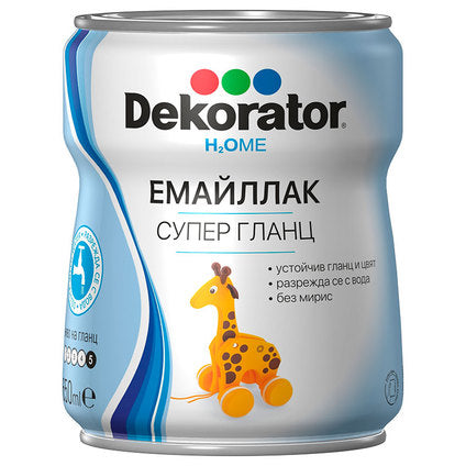 SUPER GLOSS ENAMEL 650 ML BLUE DEKORATOR