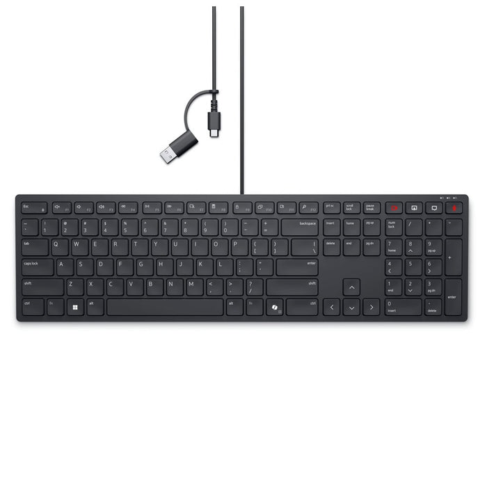 Dell Pro Wired Collaboration Keyboard - KB525C - US International (QWERTY)