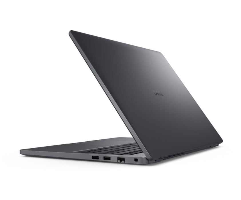 Dell Pro 16 PC16250, Intel 5 120U (10 cores, up to 5.0 GHz), 16" FHD+(1920x1200) 300nits AG, 16 GB: 1x16 GB, DDR5, 5600 MT/s, 512 GB SSD, Intel Graphics, FHD HDR IR Cam and Mic, Wi-Fi 6E, FPR, Backlit Kb, Win11 Pro, Magnetite, 3Y PS