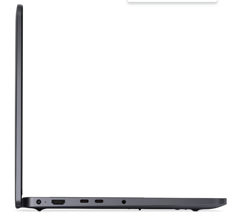 Dell Pro 14 PC14250, Intel Core  7 150U (12 MB cache, 10 cores, up to 5.4 GHz), 14" FHD+(1920x1200) IPS, 300nits AG, 16 GB: 1 x 16 GB, DDR5, 5600 MT/s, 512 GB SSD, Intel graphics, FHD HDR IR Cam and Mic, Wi-Fi 6E, FPR, Backlit Kb, Win 11 pro, Magnetite