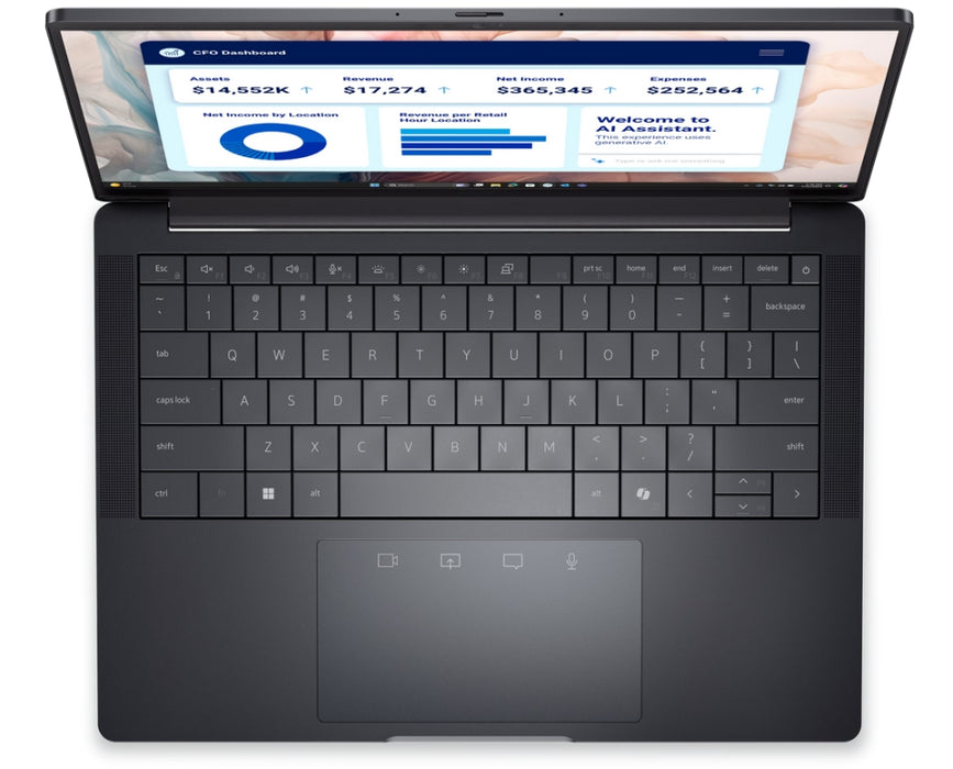 Laptop Dell Pro 13 Premium PA13250, Intel Ultra 5 236V (40 TOPS NPU, 8cores, up to 4.7 GHz), 13.3" F
