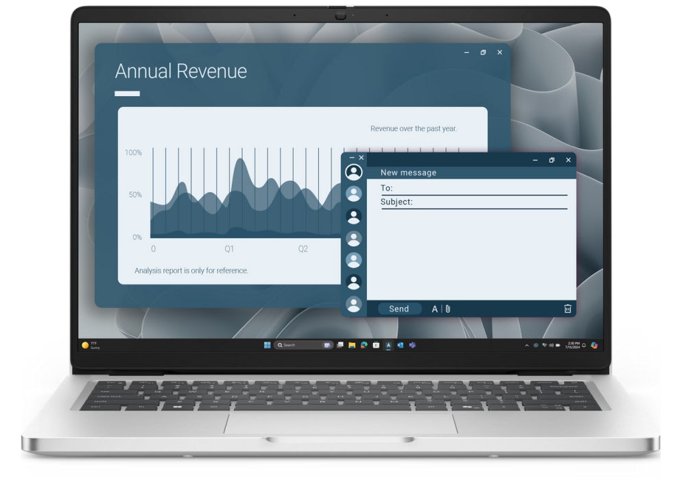 Dell Pro 14 PC14255, AMD Ryzen AI 7 PRO 350, 16GB, 1TB, 14.0" FHD+, AMD Radeon 860M, FgrPr, FHD, IR Cam, Mic, WLAN + BT, Backlit Kb, 3 Cell, W11Pro, Platinum silver, 3Y PS