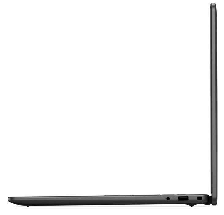 Dell 16 DC16250, Intel Core 7 150U (10 cores, up to 5.4 GHz), 16.0" FHD+(1920x1200) AG, 300nits, 16GB, 2x8GB, DDR5, 5200 MT/s, 1TB M.2 PCIe, Intel Graphics, Cam, FPR, Wi-Fi 6, Backlit Kb, Ubuntu, Carbon Black, 3Y PS