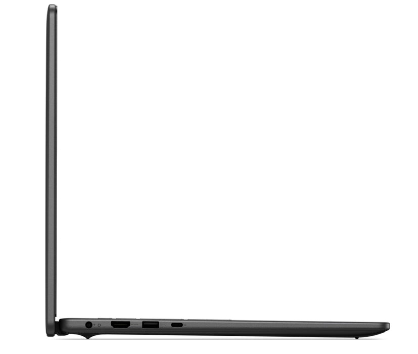 Dell 16 DC16250, Intel Core 7 150U (10 cores, up to 5.4 GHz), 16.0" FHD+(1920x1200) AG, 300nits, 16GB, 2x8GB, DDR5, 5200 MT/s, 1TB M.2 PCIe, Intel Graphics, Cam, FPR, Wi-Fi 6, Backlit Kb, Ubuntu, Carbon Black, 3Y PS