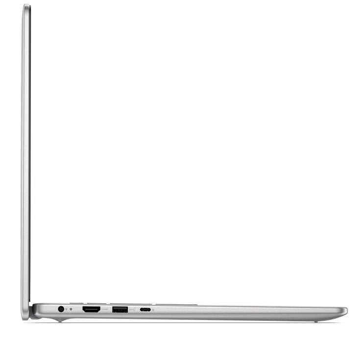 Dell 16 DC16251, Intel Core 5 120U (10 cores, up to 5.0 GHz), 16.0" FHD+(1920x1200) AG, 300nits, 16GB, 2x8GB, DDR5, 5200 MT/s, 512GB M.2 PCIe, Intel Graphics, Cam, FPR, Wi-Fi 6E, Backlit Kb, Ubuntu, Silver, Aluminium,3Y PS