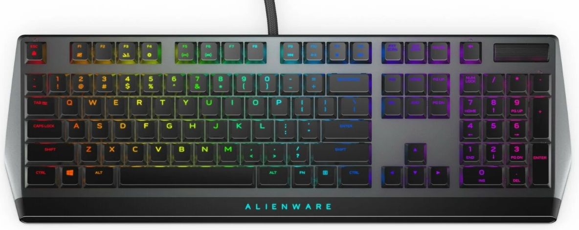 Dell Alienware 510K Low-profile RGB Mechanical Gaming Keyboard - AW510K (Dark Side of the Moon)
