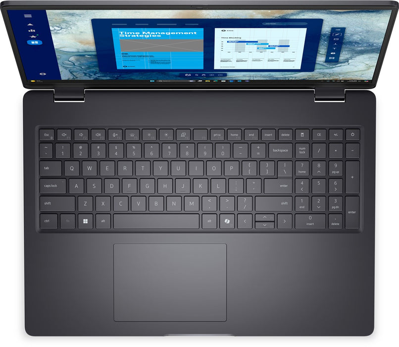 DELL Pro 16 PC16250 Intel Core 3 100U Laptop 40.6 cm (16") Full HD+ 8 GB DDR5-SDRAM 512 GB SSD Wi-Fi 6E (802.11ax) Windows 11 Pro Black