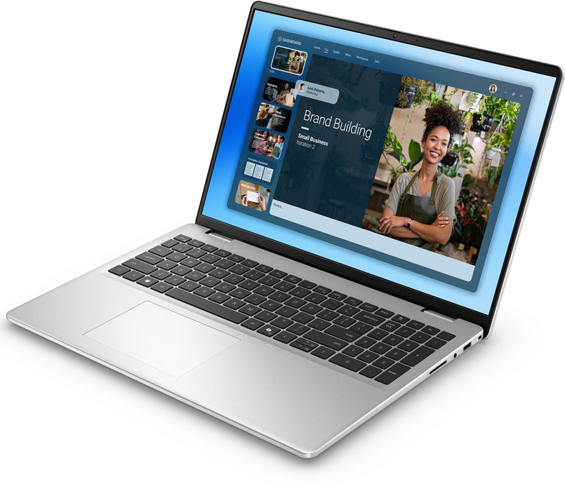 DELL DC16251 Intel Core 7 150U Laptop 40.6 cm (16") Full HD+ 16 GB DDR5-SDRAM 512 GB SSD Wi-Fi 6E (802.11ax) Windows 11 Pro Platinum, Silver