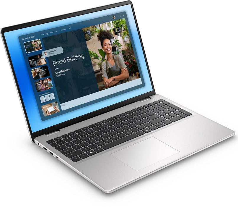 DELL DC16251 Intel Core 7 150U Laptop 40.6 cm (16") Full HD+ 16 GB DDR5-SDRAM 512 GB SSD Wi-Fi 6E (802.11ax) Windows 11 Pro Platinum, Silver